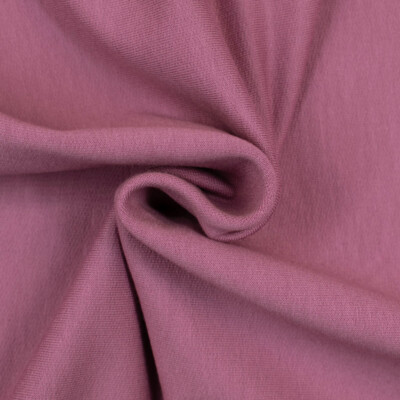 French Terry uni mauve Schlingenrückseite (Preis= 0,5 Meter)