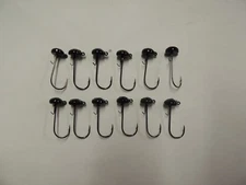 (12) NED RIG JIG HEADS / (Quality) Owner Hook / Choose Color, Hook size + Weight