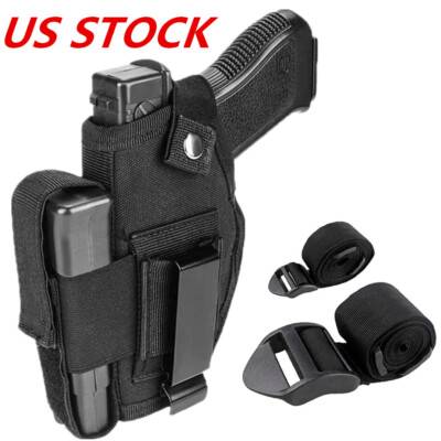 US Concealed Carry Vehicle Mount Car Holster IWB OWB Holster with 2 Strap Mounts