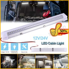 12V 72LED Interior Light Strip Bar Car Bus Van Caravan ON/OFF Switch 12 VOLT UK