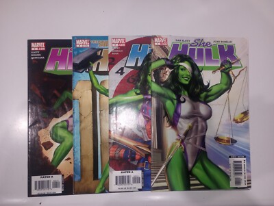 SHE HULK #1-4(MARVEL/2005/JEN WALTERS/GREH HORN/0921113) COMPLETE SET LOT OF 4