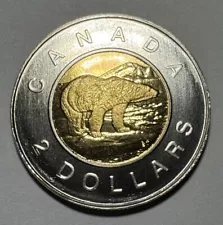 1997 Canadian Proof Like $2 Toonie 28mm Coin from RCM Set. Very Nice!! UNC
