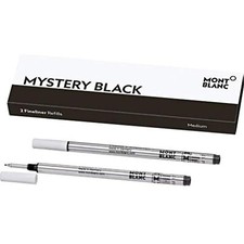 Montblanc Fineliner Refills (M) Mystery Black 110149 – Pen Refills for Fineliner
