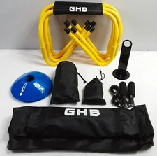 GHB Agility Ladder Football Training Hurdles Cones Parachute & Resistance Band