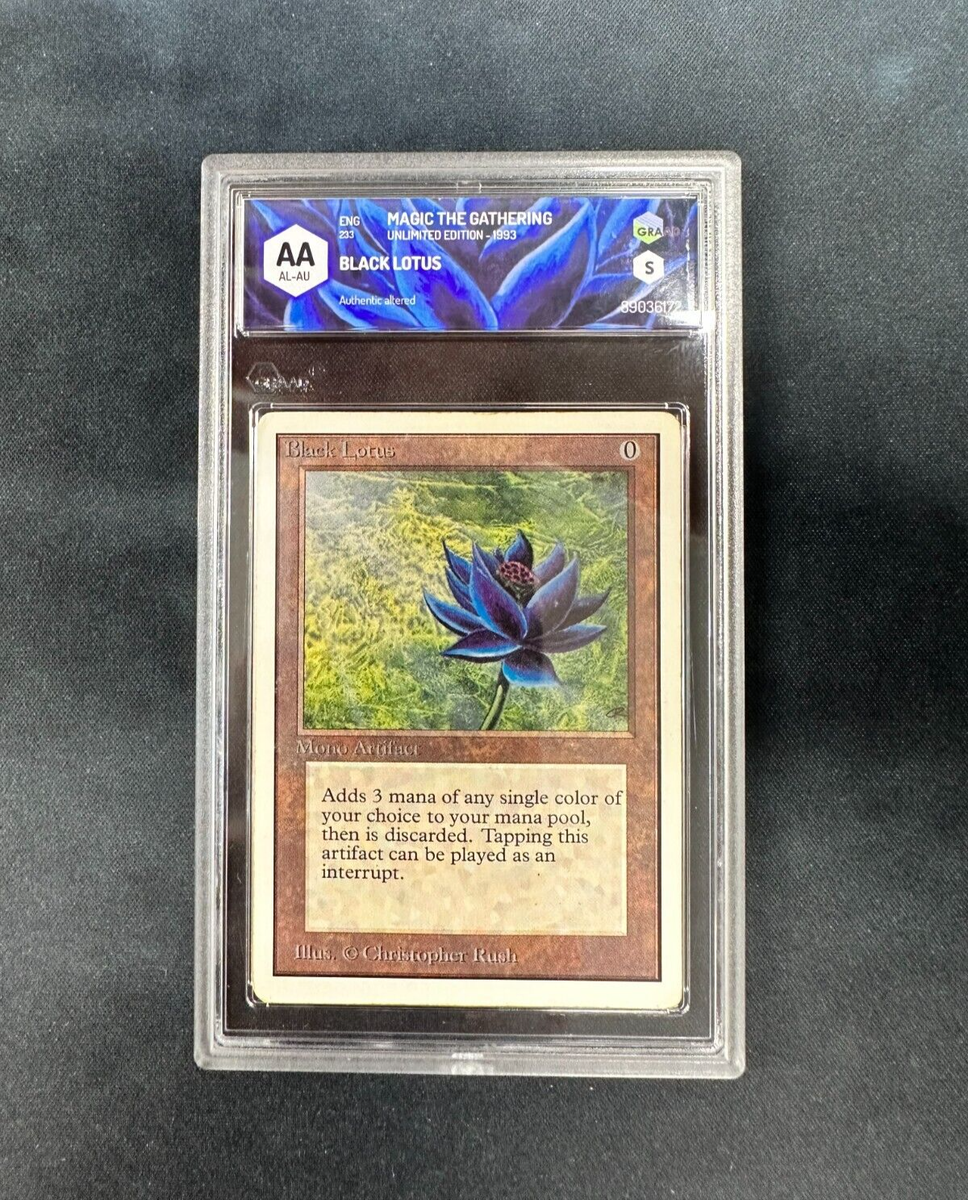 BLACK LOTUS - UNLIMITED EDITION 1993 - GRAAD AA AUTENTIC ALTERED