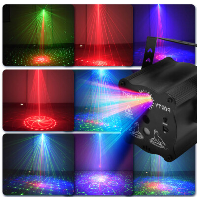Disco Light 1024 Pattern Laser LED RGB Stage Light - DJ Disco KTV Club ...