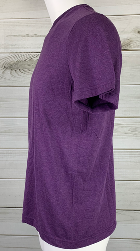Alfani Men's Cotton Heathered Purple Undershirt Heather T-Shirt NWT Shirt A0708 - Picture 4 of 7