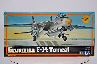 1/72 MPC Grumman US Navy F-14 TOMCAT Jet Fighter Plastic Model Kit 4404 Sealed