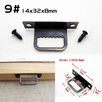 Picture Frame Hardware Kit - 25 Sawtooth Hangers, 100 Turn Buttons & 150 Screws