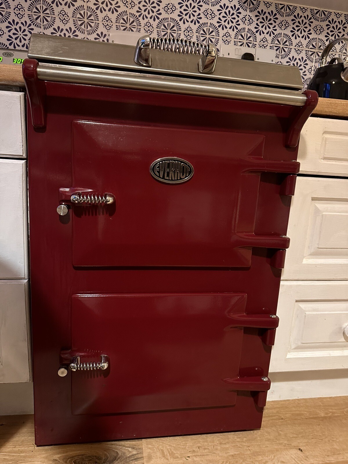 Everhot 60 Eco Range Stove, Burgundy Red 2015 eBay