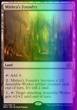 MTG Magic the Gathering Mishra's Foundry (265/416) The Brothers' War LP FOIL