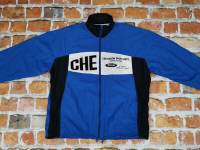 *CHEVIGNON 1957 VINTAGE JACKET*SPORT LINE*ROYAL BLUE*CASUAL*SIZE: M*RARE