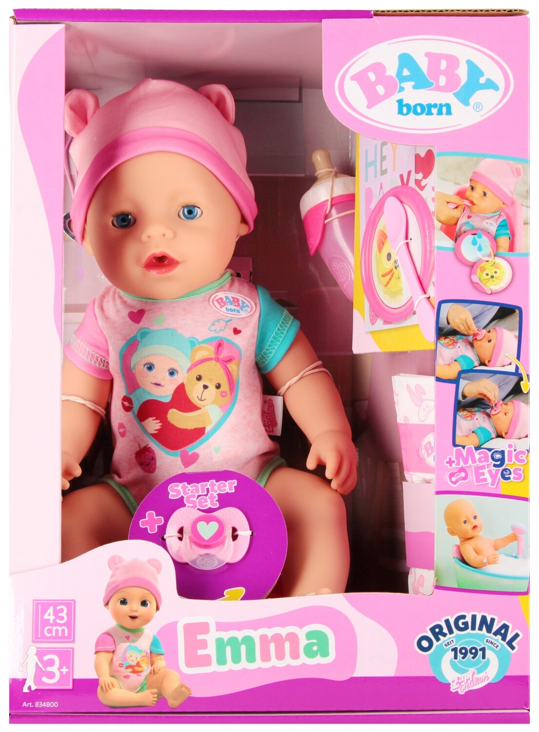 4001167834800 Лялька 43 см akcesoria Baby Born Emma MGA 834800 MGA 22290₽