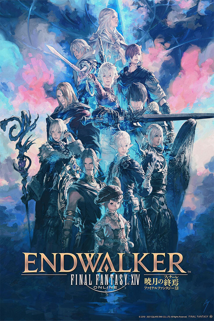 Final Fantasy XIV: Endwalker Video Games Role Playing Wall Art