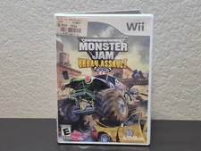 Nintendo Wii Monster Jam Urban Assault Game Complete CIB Excellent Disc 2008