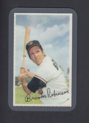 Vintage Brooks Robinson 1971 Dell Stamps Laminate Card Orioles