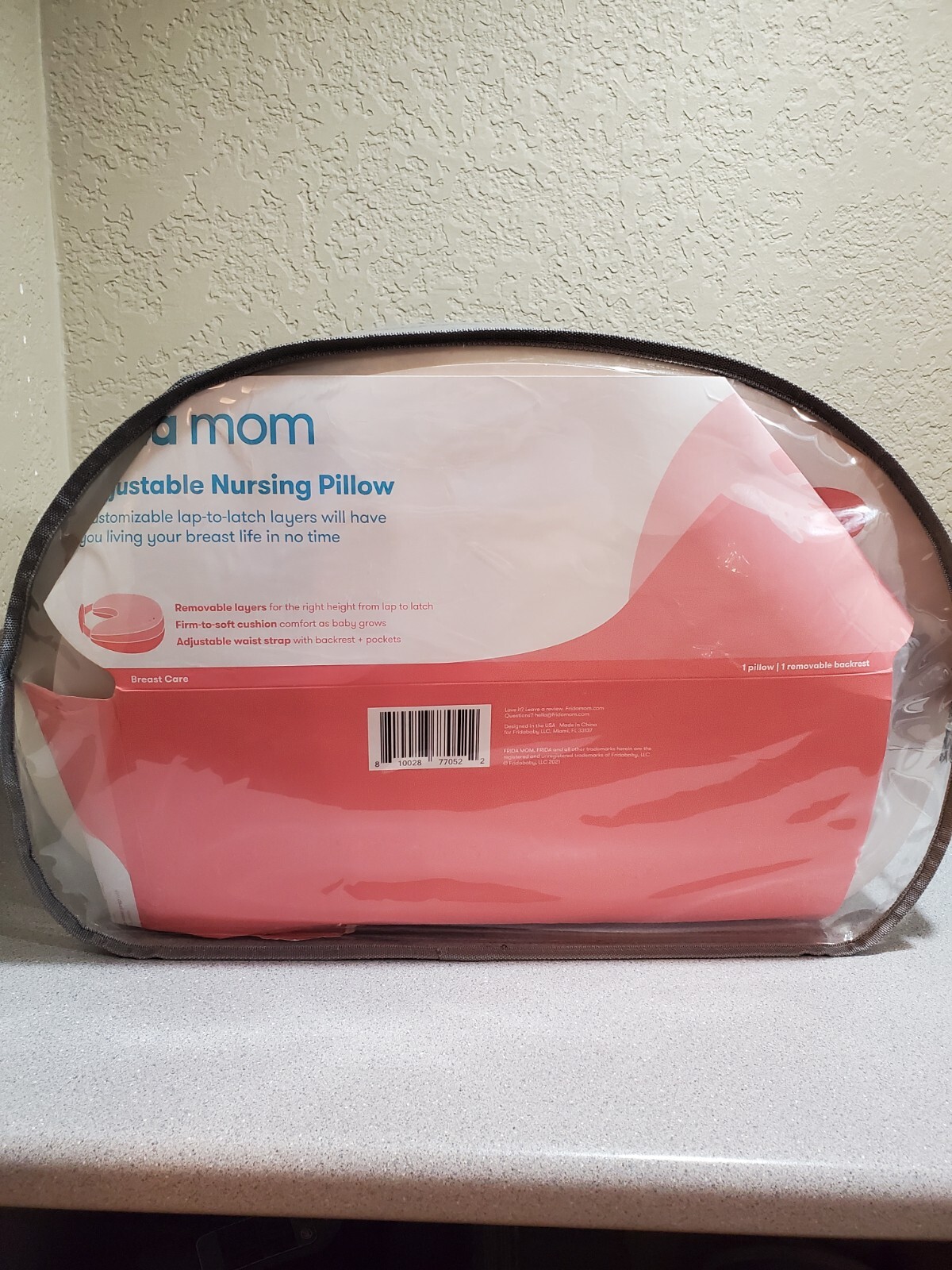 Frida Mom Adjustable Nursing - Customizable Breastfeeding Pillow for Mom + Baby-image