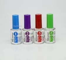 RED Dip Essential Liquid 0.5 Oz Set - BOND + BASE + ACTIVATOR + TOP COAT