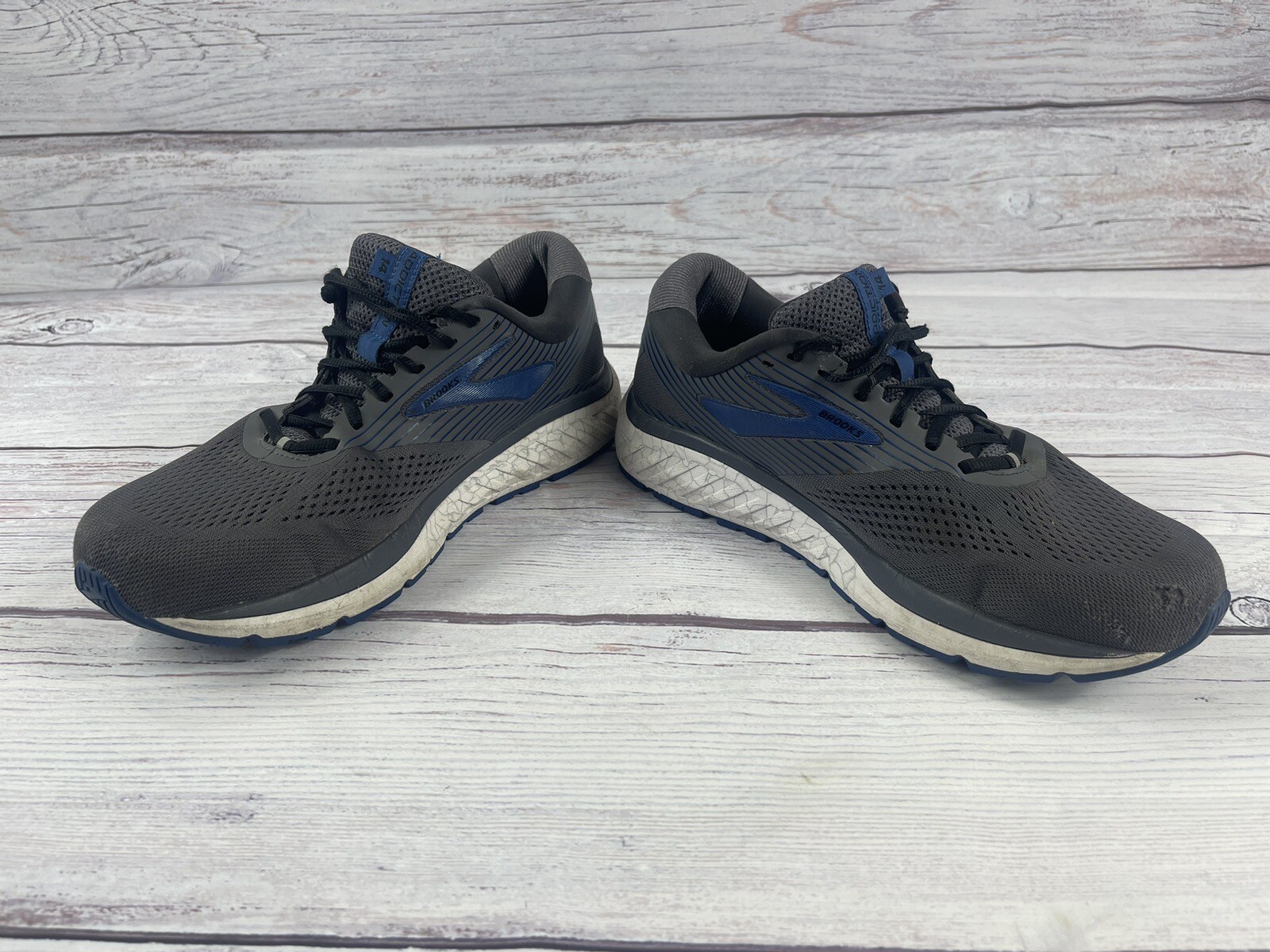 Brooks Men’s Addiction 14 Running Shoes Size 11 Sneakers Gray Blue eBay