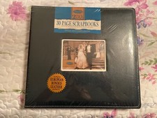 Memory Stor 2 Pack Scrapbook 12" x 12" European Bonded Leather Archival SEALED