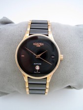 ROAMER WATCH WOMENS CERALINE SAPHIRA  677981 STAINLESS STEEL SWISS GENUINE