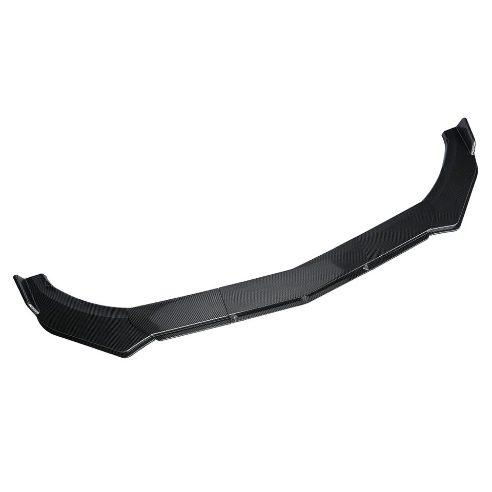 For Benz W204 W205 W212 W213 Front Bumper Lip Spoiler Splitter Carbon Fiber Look Foto 4 de 4
