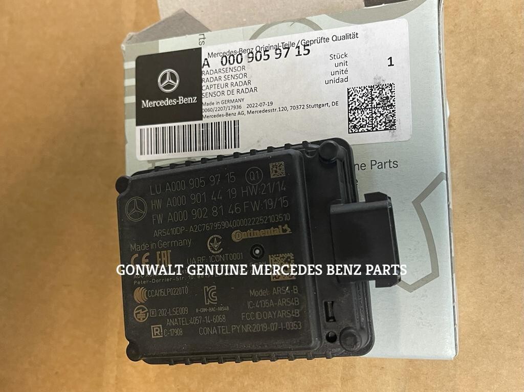 OEM 0009059715 Genuine Mercedes-Benz S560 S63 AMG S560e Radar 