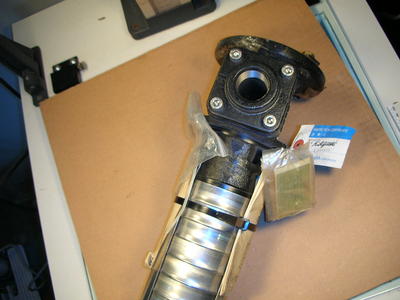 EBARA STAINLESS STEEL SUBMERGED MULTISTAGE PUMP 25VTP10/10 6.75 50L/MIN NOS!