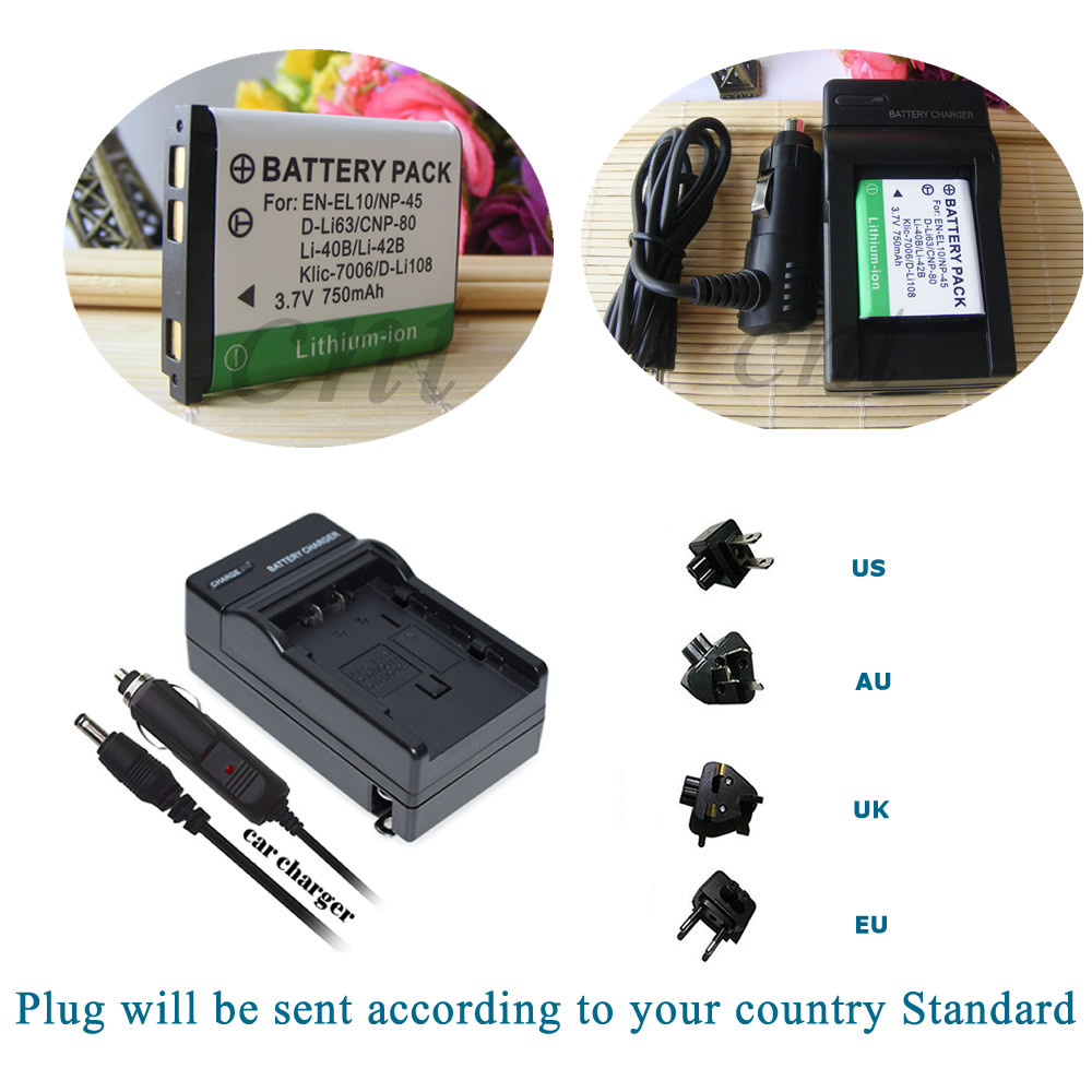 【Pupu】instax mini 90 サブバッテリー　充電　フィルム Battery + Charger Kit For Fuji Fujifilm Instax Mini 90 Neo Classic