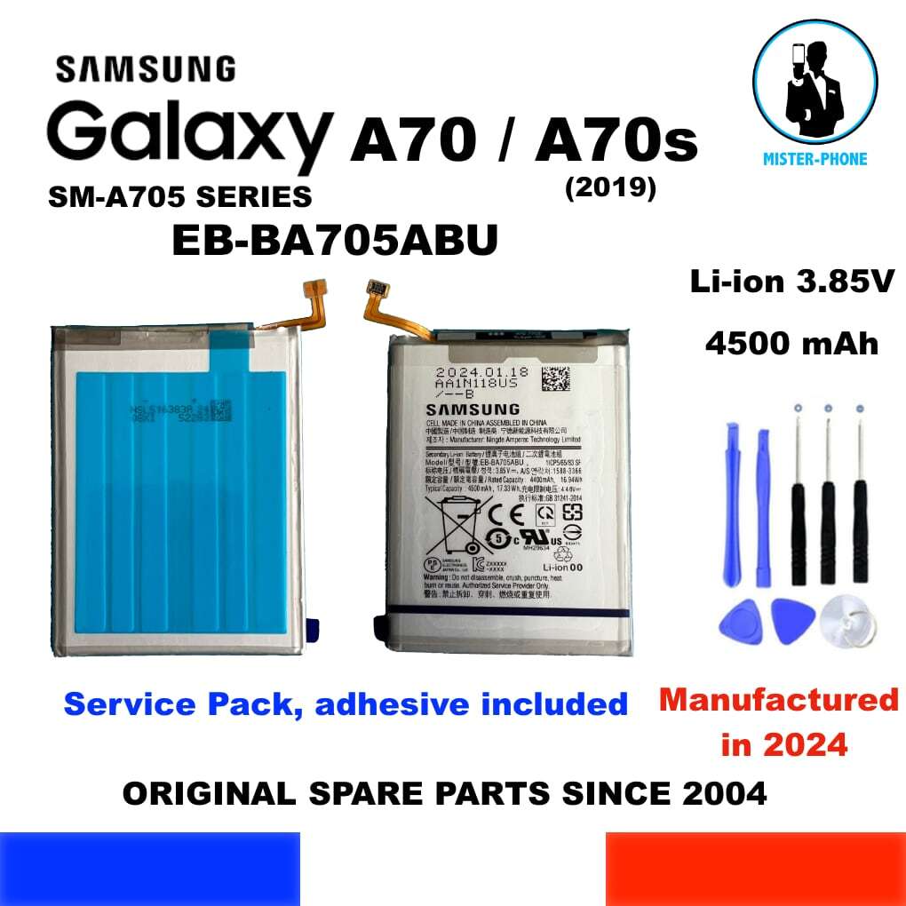 Batterie Galaxy A70 4500mAh idéale pour rester connecté toute la journée