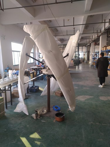 3KW Vertical Wind Turbine Generator 3Phase 48V 120V 220V Low Noise Wind Power - Foto 14 di 25