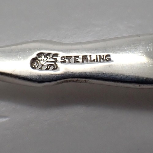 Lily of the Valley Cocktail Forks Set of 12 Whiting Sterling Silver 1885 - Picture 3 of 3
