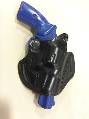 Leather Holster S&W N Frame Model 29 / RUGER GP100 / CA PitBull 45 (# 6042 BLK)