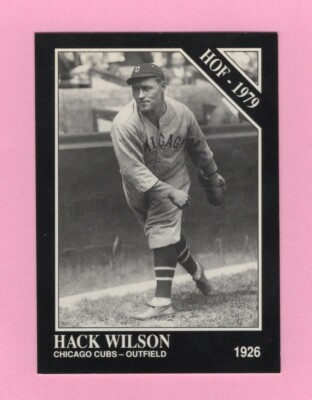 1991 The Sporting News - #29  Hack Wilson -- Chicago Cubs -- Box 125