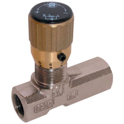 Hydraulisches Inline, unidirektional mit freiem Rückfluss BSPP Nadelventil