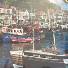 Waddington's 2000 Pc Jigsaw Puzzle Rare Scarborough Harbor Boats England NIP — photo 2