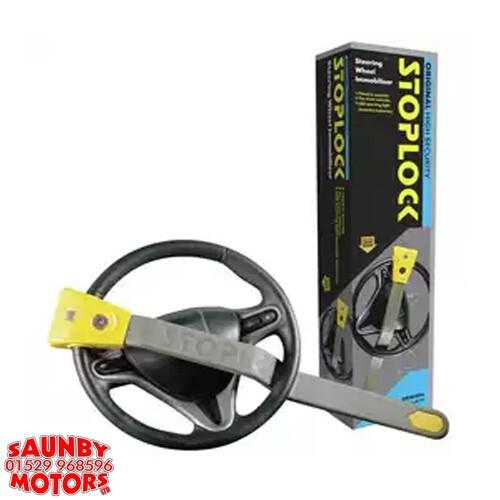 STOPLOCK STEERING WHEEL LOCK ORIGINAL HIGH SECURITY CAR VAN CROOK LOCK HG 134-59