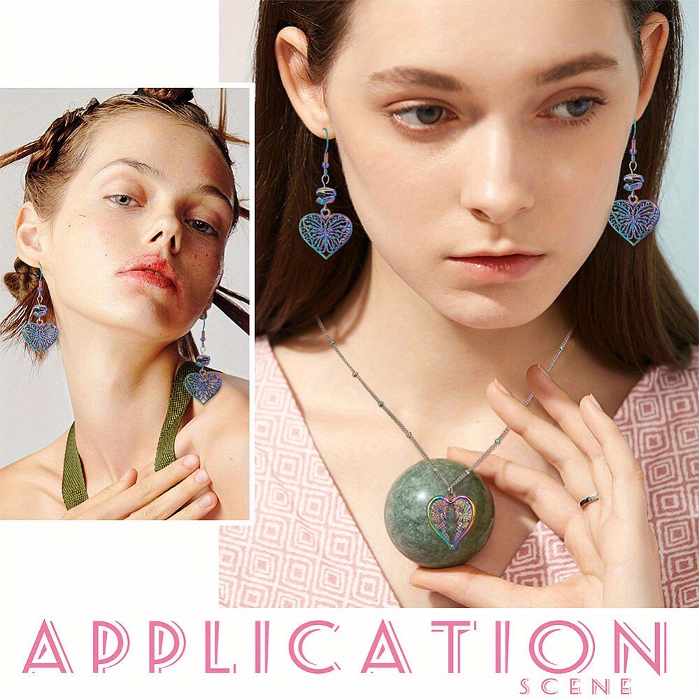 1box 20pcs 10 style Alloy Pendants Heart with Angel & Flower & Wing Rainbow