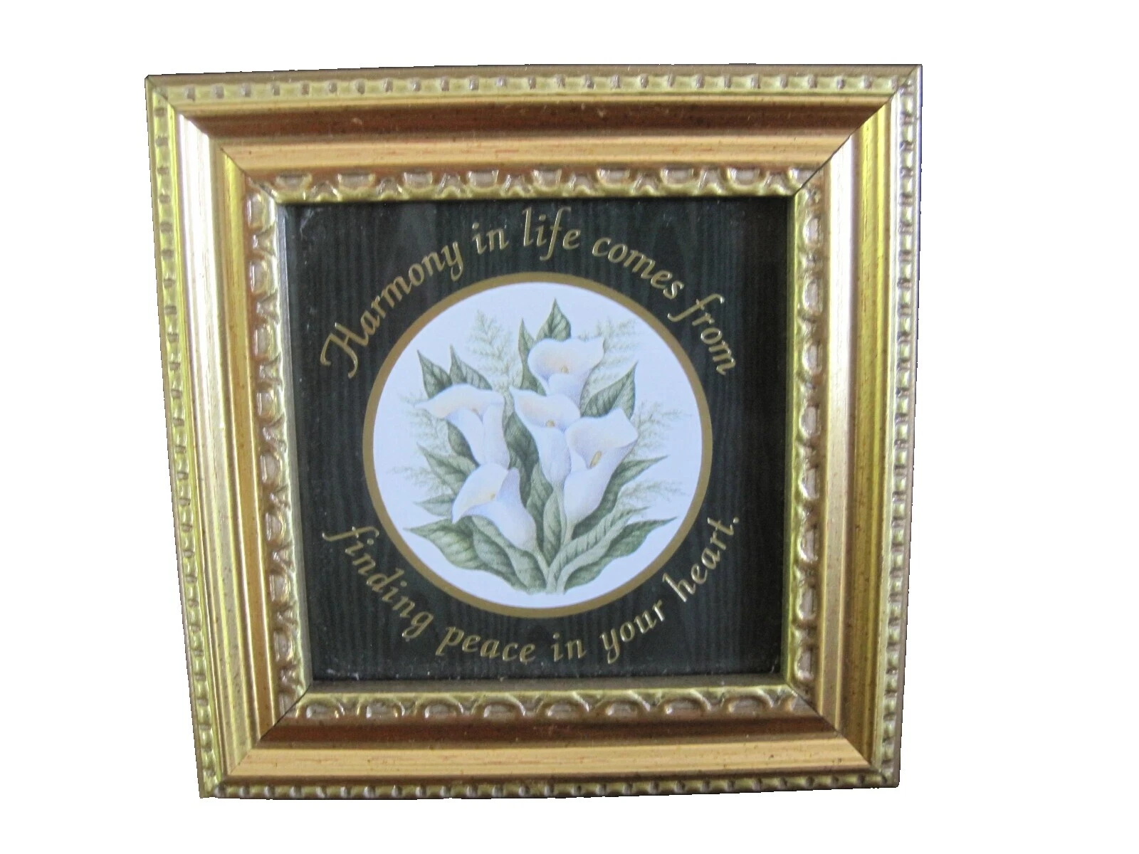 Glass Traditional Inspirational Home Décor Plaques & Signs