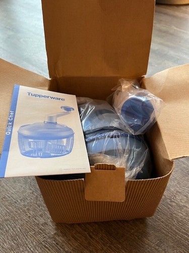 Tupperware Quick-Chef blau 1,3 l – zeakleinerer Küchenmaschine Rührer – NEU OVP