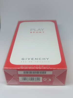 Givenchy Play Sport Men 3.3 oz 100 ml Eau De Toilette For Men NIB