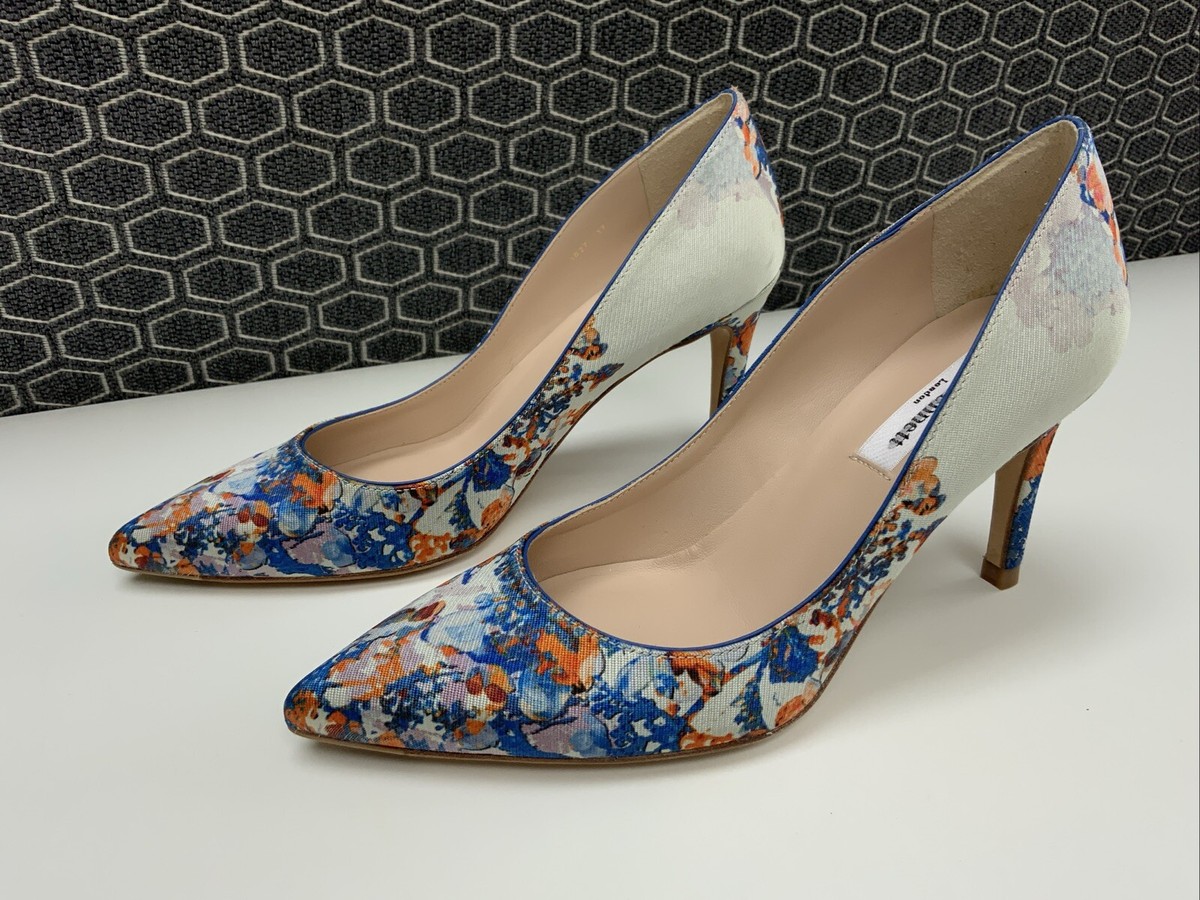 Chaussures L.K. Bennett En Satin Argenté Avec Nœud - Talons Hauts, Pointure 42, Occasion