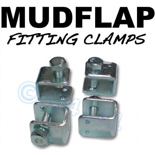 Mudflap Mud Flap Fitting fixing U CLAMPS x 4 - Fits Subaru | eBay