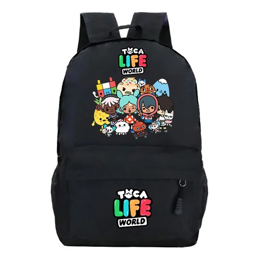 Toca&Life World School Backpack Bag Rucksack Mochila Bookbag Toca Boca Bagpack - Picture 2 of 32