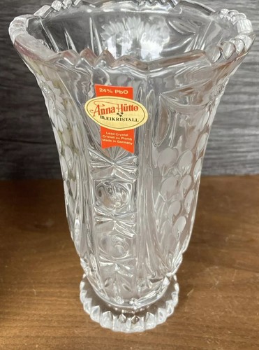 Vintage Anna Hütte - Asti - Echt Bleikristall Vase