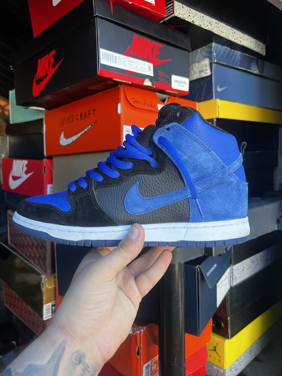 Size 9.5 - Nike SB Dunk Pro High Game Royal | eBay