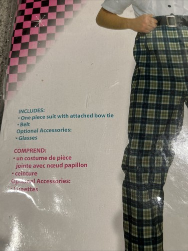 CLASS NERD FLIRTIN' WITH THE 50'S ADULT HALLOWEEN COSTUME SIZE STANDARD - Picture 2 of 3