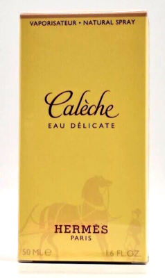 ❤️HERMES CALECHE EAU DELICATE 1.7oz 50ml.,very hard to find