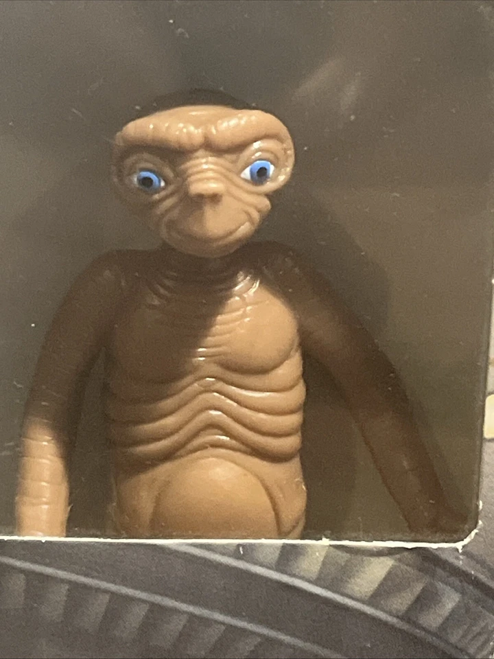 Figura de juguete plegable vintage 2002 KRAFT Macarrones y Queso ET en caja coleccionable Foto 2 de 4