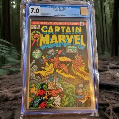 Captain Marvel 1973 #27 1st Ap. StarFox, 2nd Ap. Thanos, Avengers Ap DRaX CaMeO